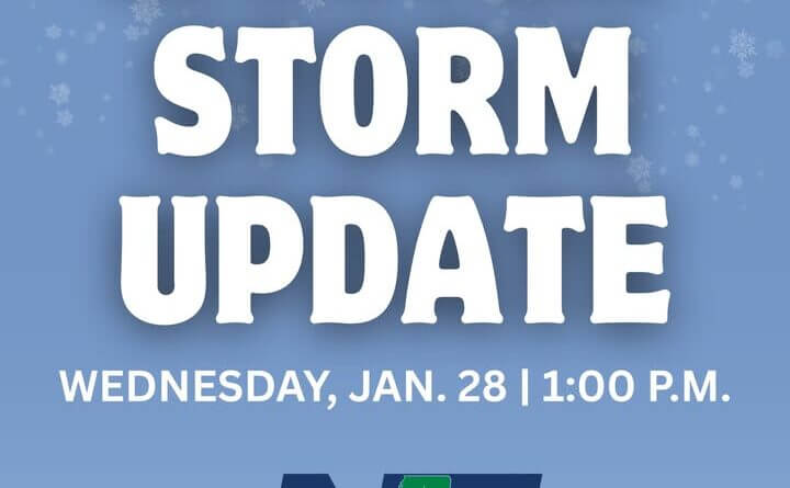 UPDATE - Wednesday, 1/28 - 1:00 p.m